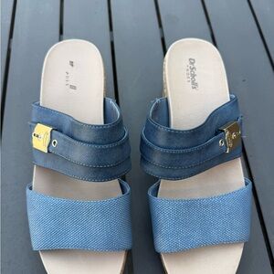 Dr. Scholl's Women's Denim Blue Sandals